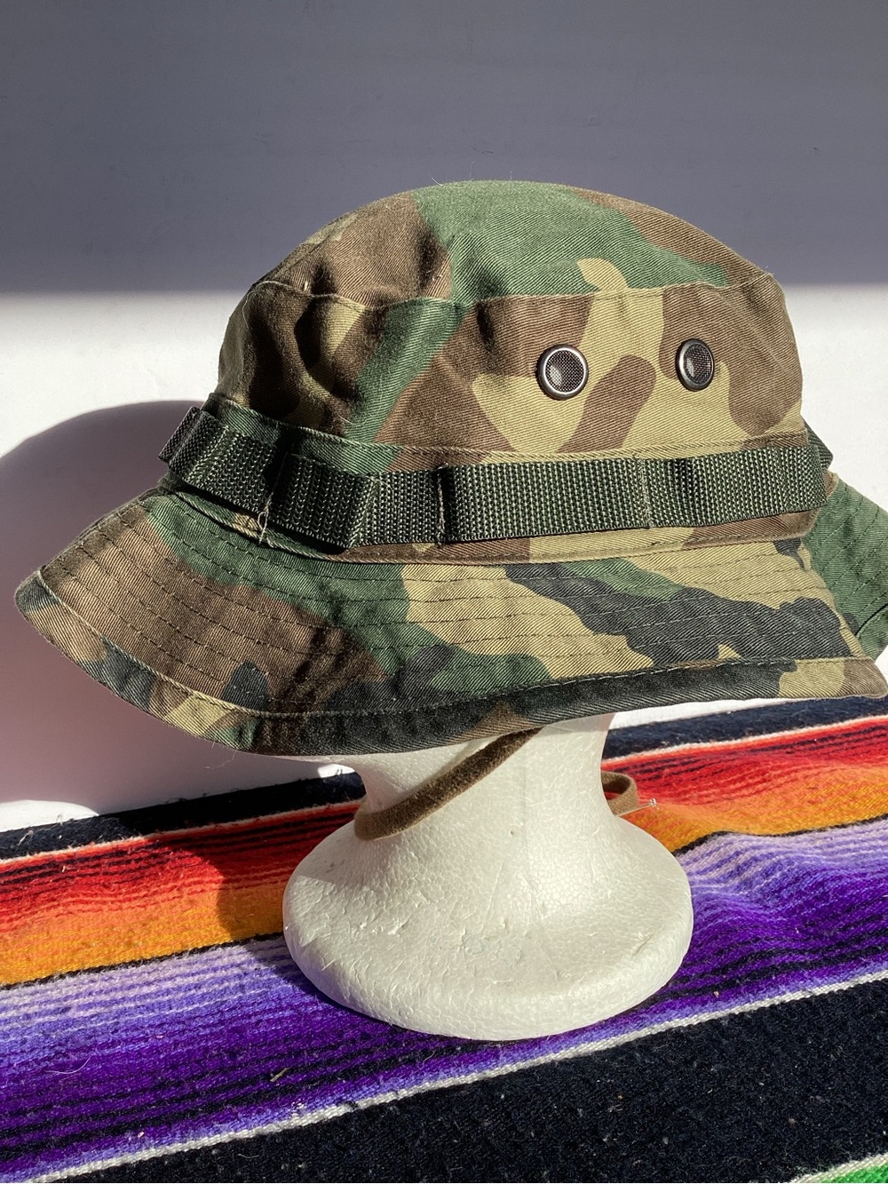 U.S. army Camo hot weather camo bucket hat type 2 size 8 - Picture 2 of 9